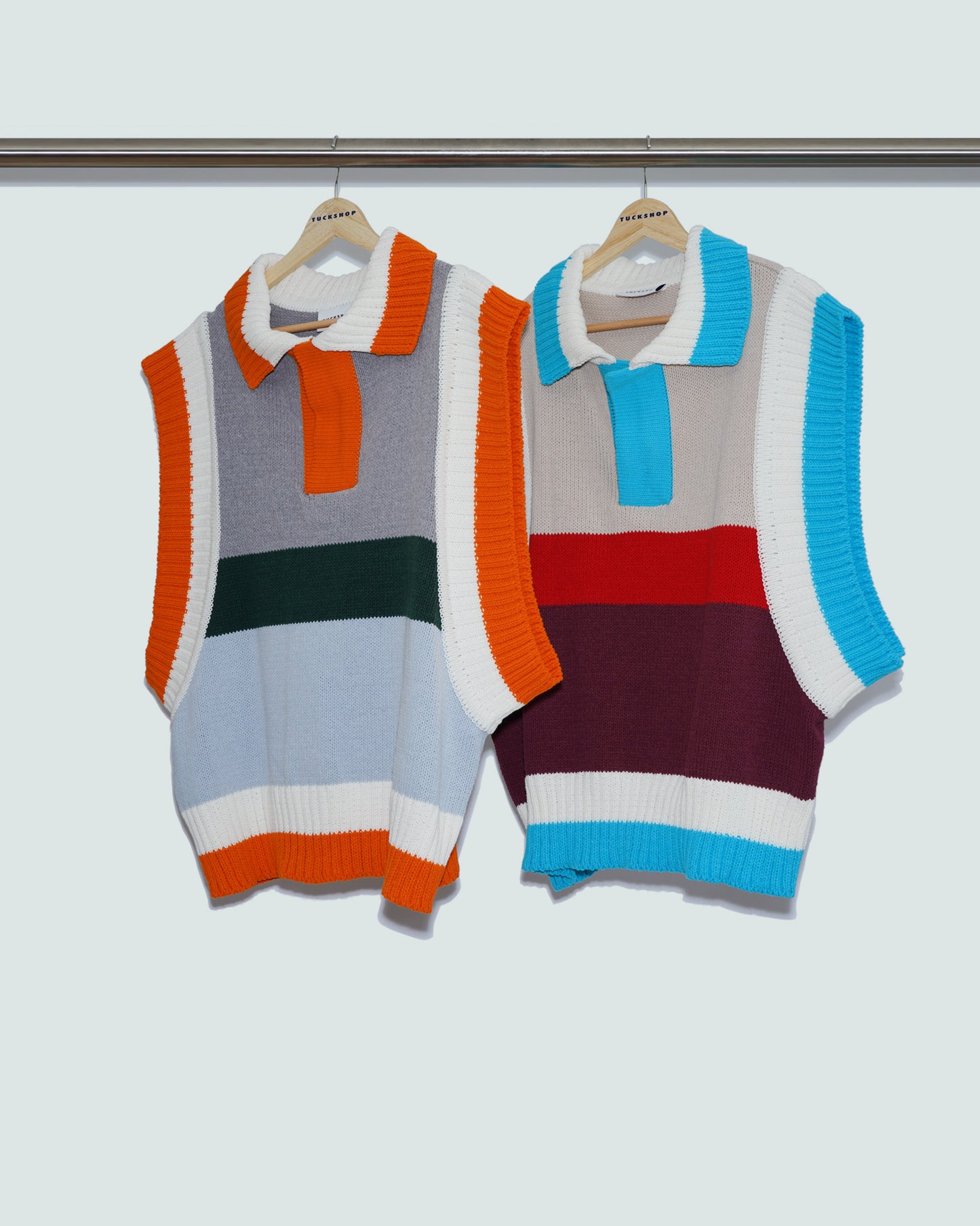 COLLARED KNIT VEST