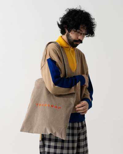 CORDUROY TOTE / beige