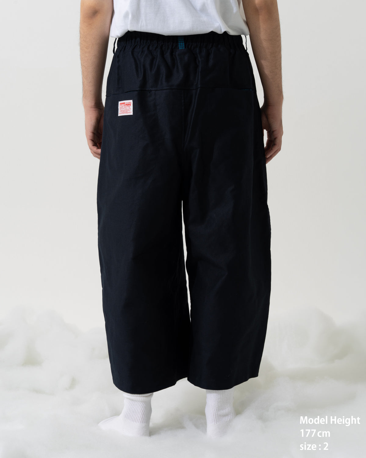 SNAP CORDUROY PANTS / amber & ivory