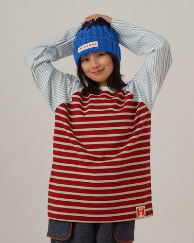 MULTICOLOR STRIPED LONG SLEEVE T-SHIRT