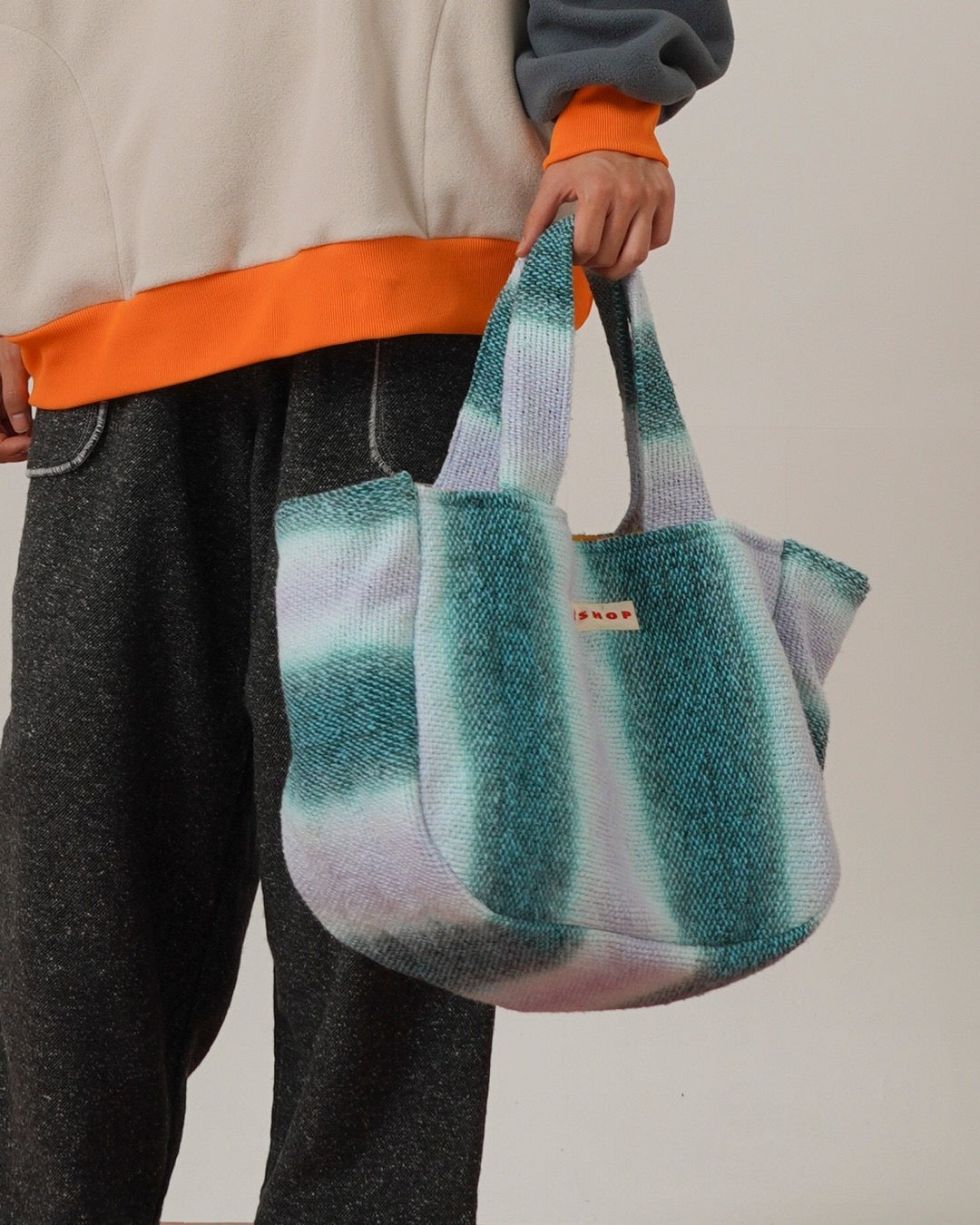 TIE DYE SHOULDER TOTE