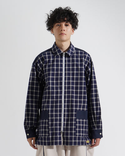 PANEL ZIP-UP SHIRT