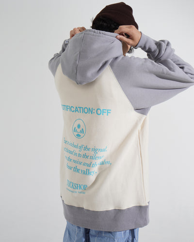 PRINTED RAGLAN HOODIE