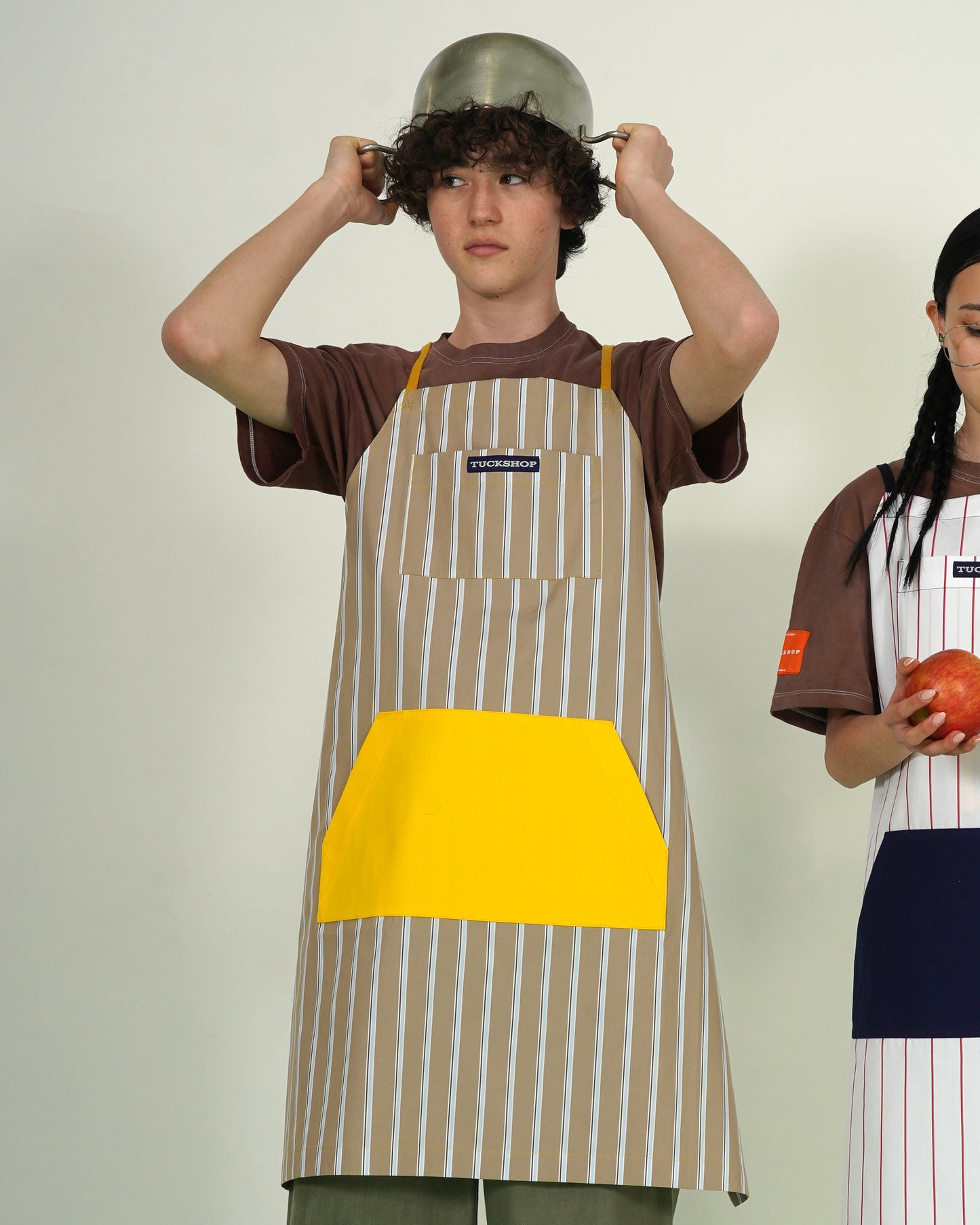 STRIPE APRON