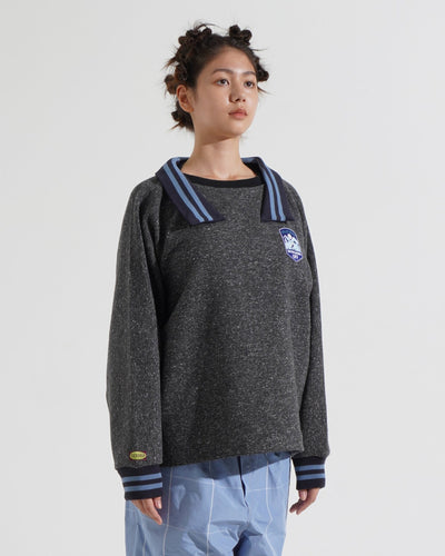 TWEED COLLAR PULLOVER - TUCKSHOP