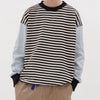 BORDER LONG SLEEVE CUT SEW