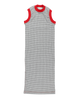 CHECK LONG DRESS