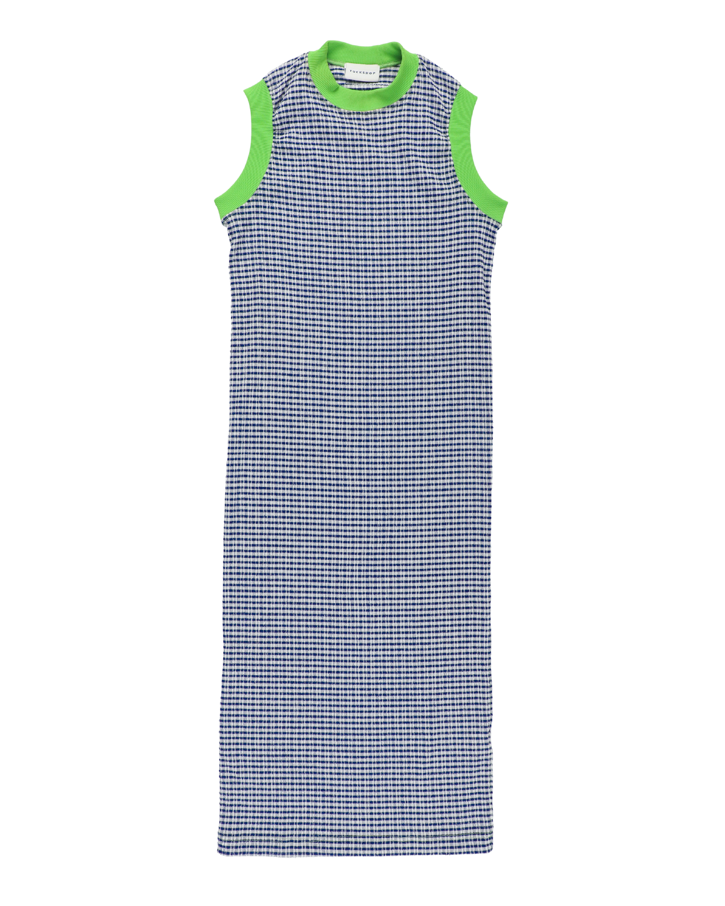 CHECK LONG DRESS