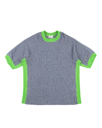 Check short sleeve T-shirt