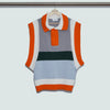 COLLARED KNIT VEST