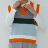 COLLARED KNIT VEST