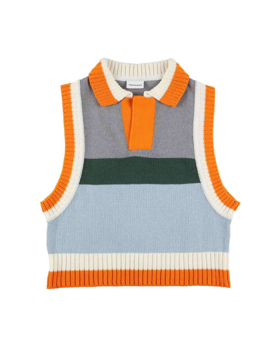COLLARED KNIT VEST