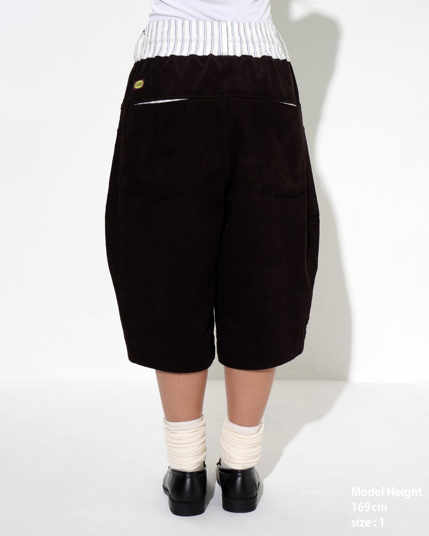 CORDUROY BERMUDA SHORTS