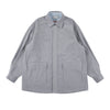CORDUROY OVERSHIRT / gray & ice blue
