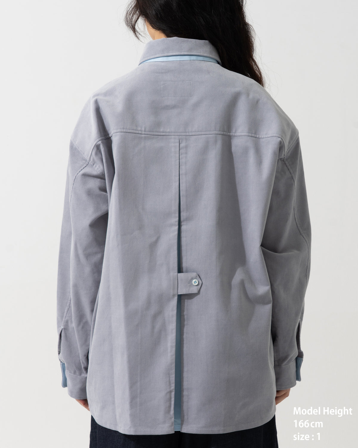 SPLIT SS SHIRT / off white & khaki