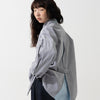 CORDUROY OVERSHIRT / gray & ice blue
