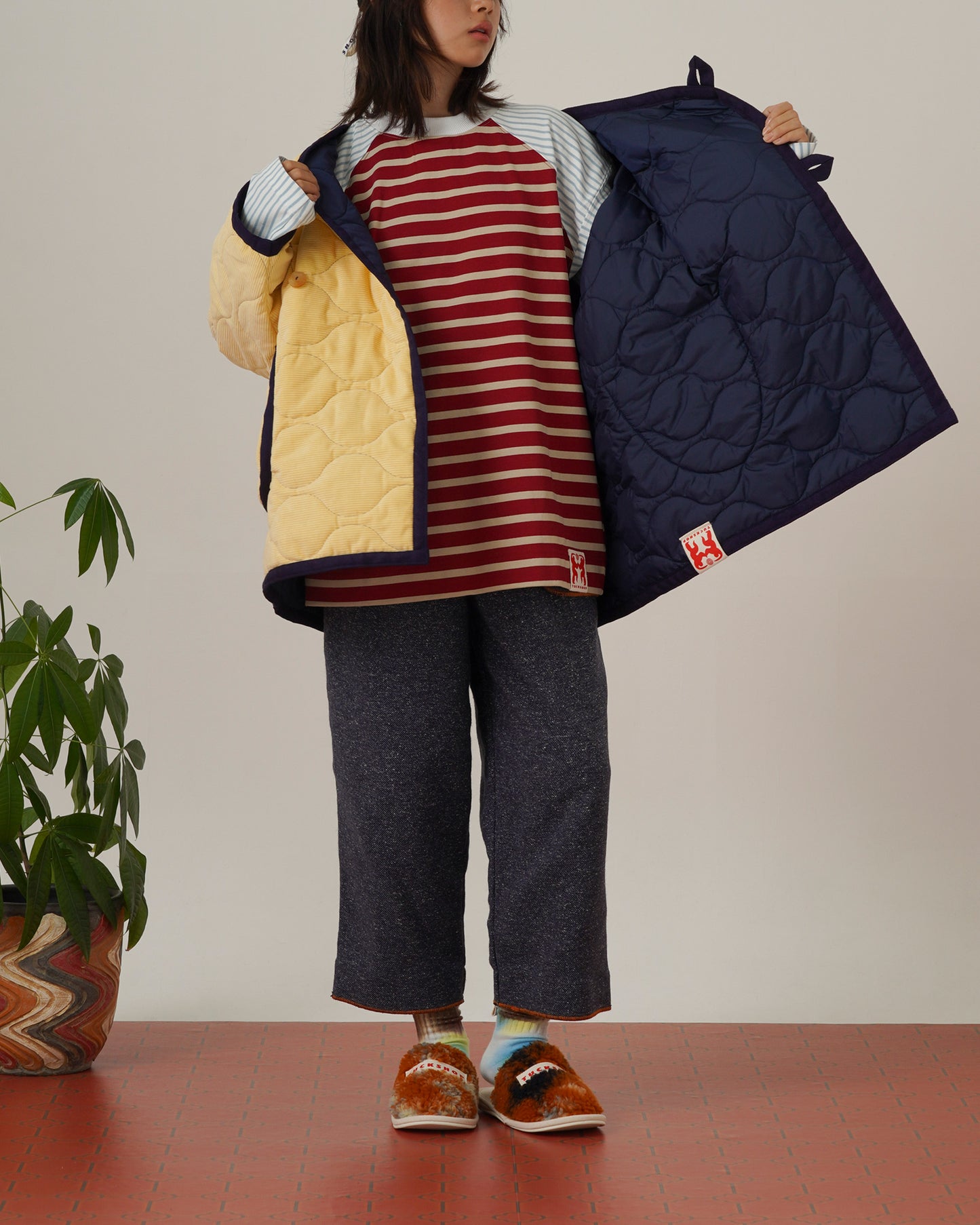 CORDUROY QUILTED JACKET
