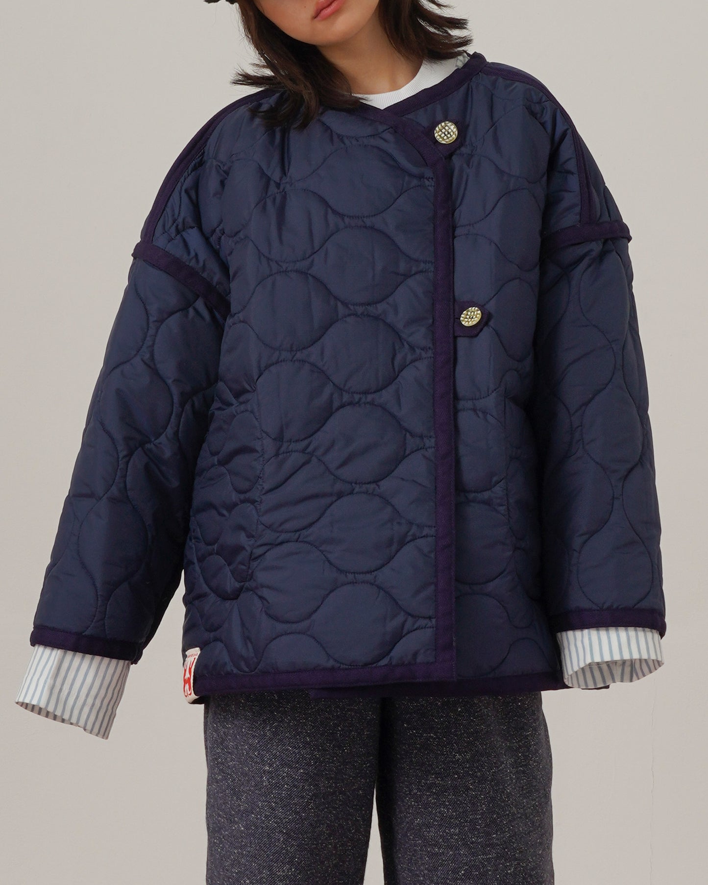 CORDUROY QUILTED JACKET