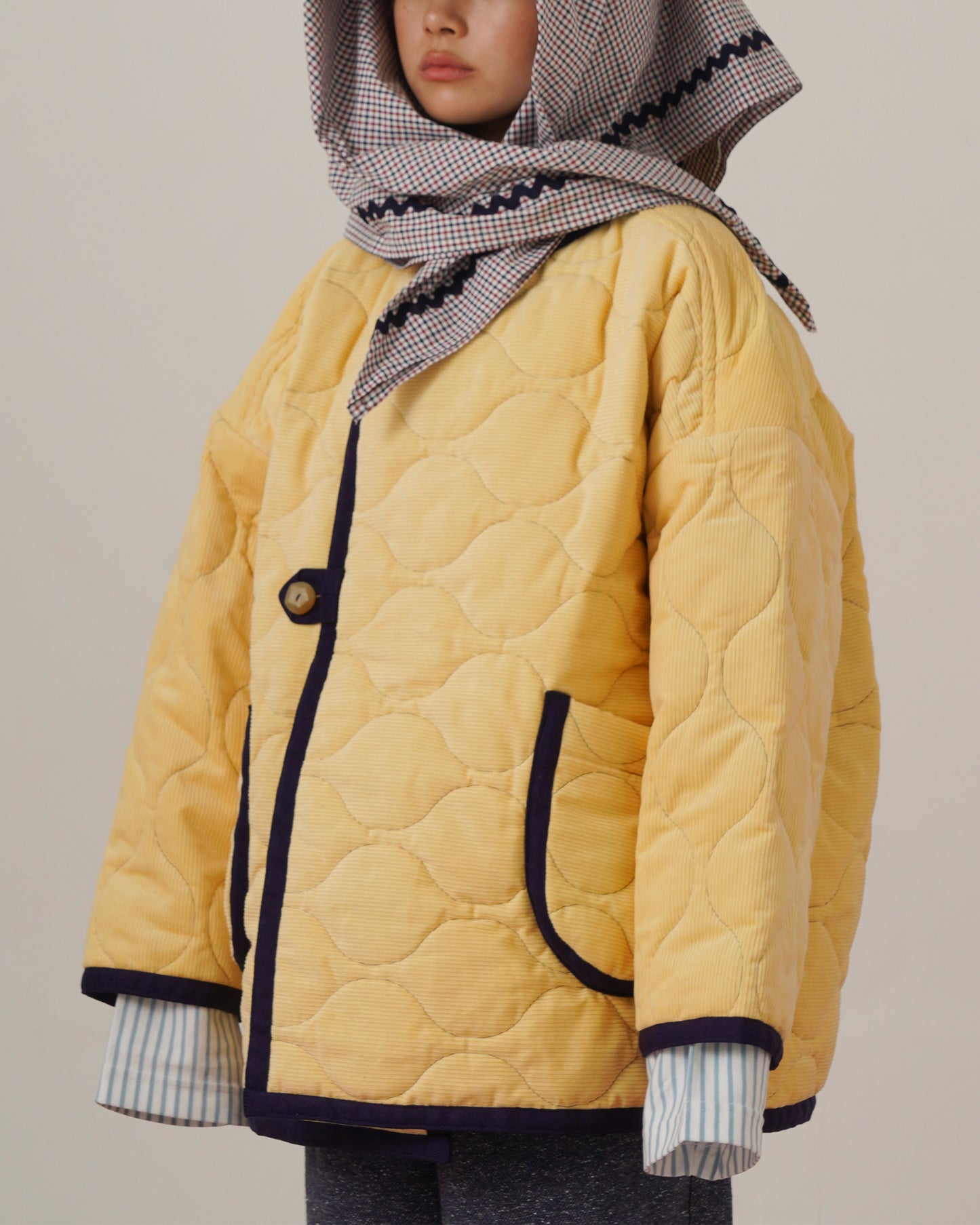 CORDUROY QUILTED JACKET