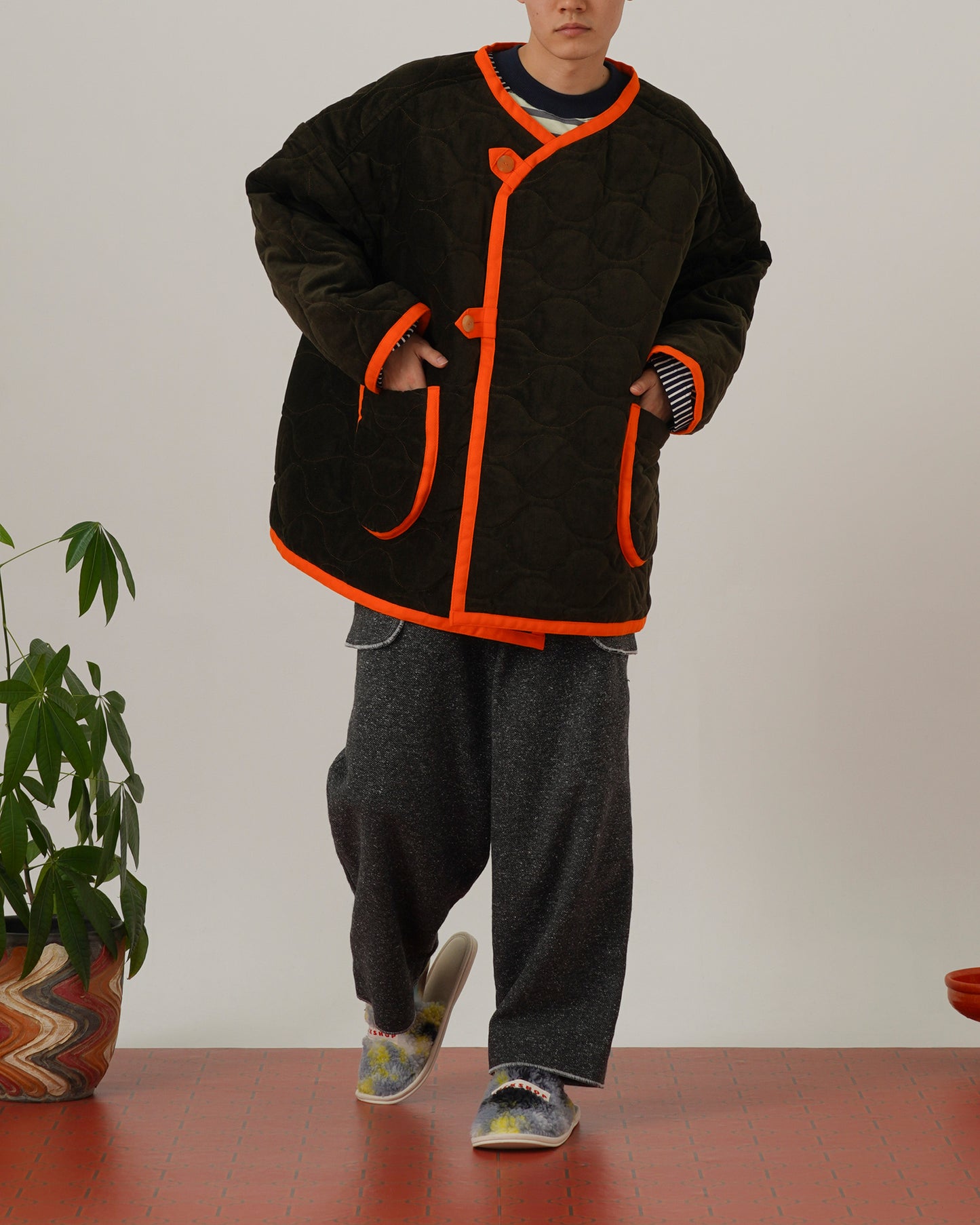 CORDUROY QUILTED JACKET