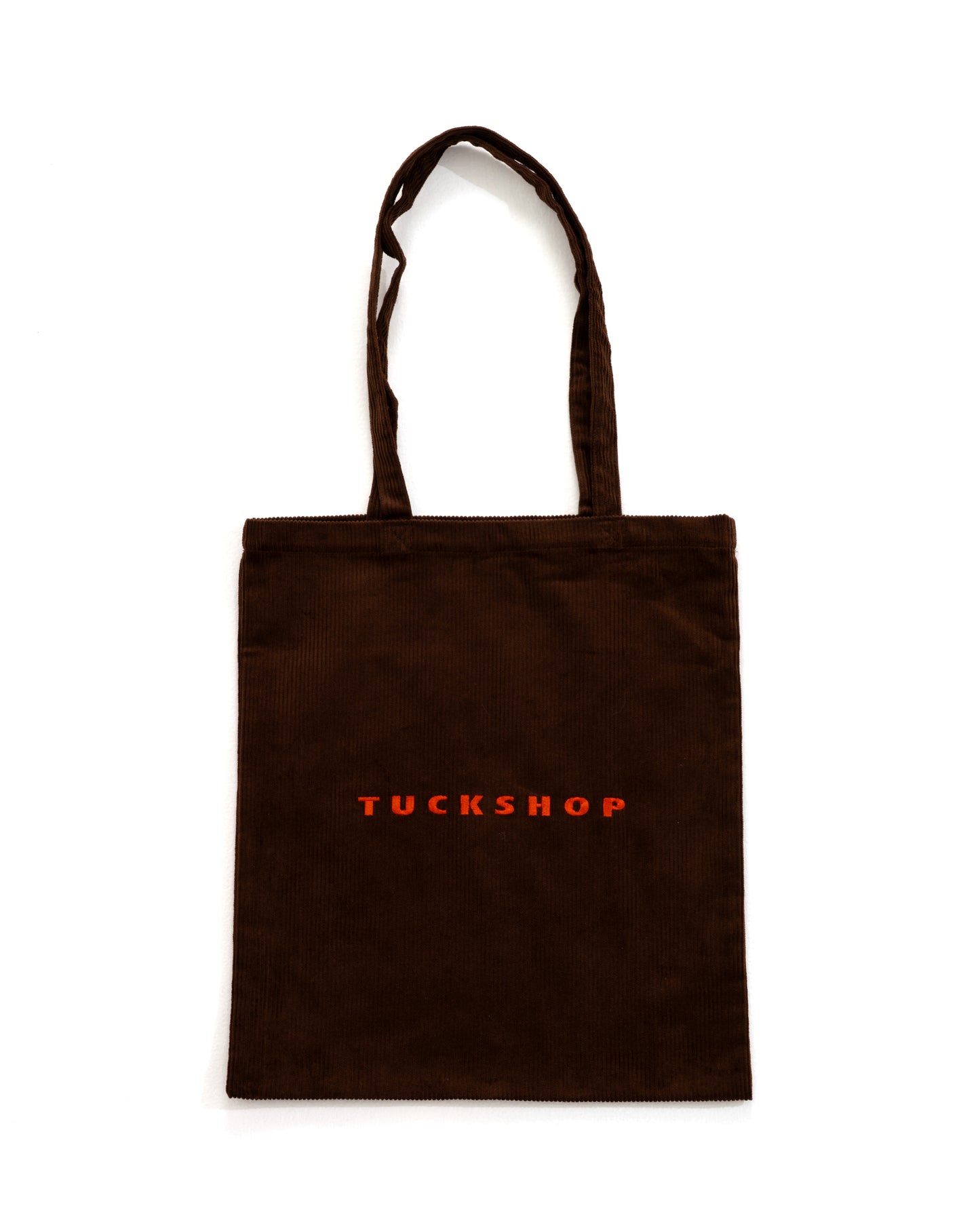 CORDUROY TOTE / dark brown
