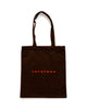 CORDUROY TOTE / dark brown