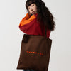 CORDUROY TOTE / dark brown