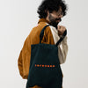 CORDUROY TOTE / dark green