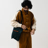 CORDUROY TOTE / dark green