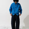 SNAP CORDUROY PANTS / amber & ivory