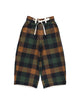 SNAP CORDUROY PANTS / amber & ivory