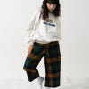 SNAP CORDUROY PANTS / amber & ivory