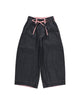 SNAP CORDUROY PANTS / amber & ivory