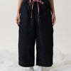 SNAP CORDUROY PANTS / amber & ivory