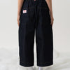 SNAP CORDUROY PANTS / amber & ivory