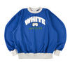 CORDUROY OVERSHIRT / off white & blue