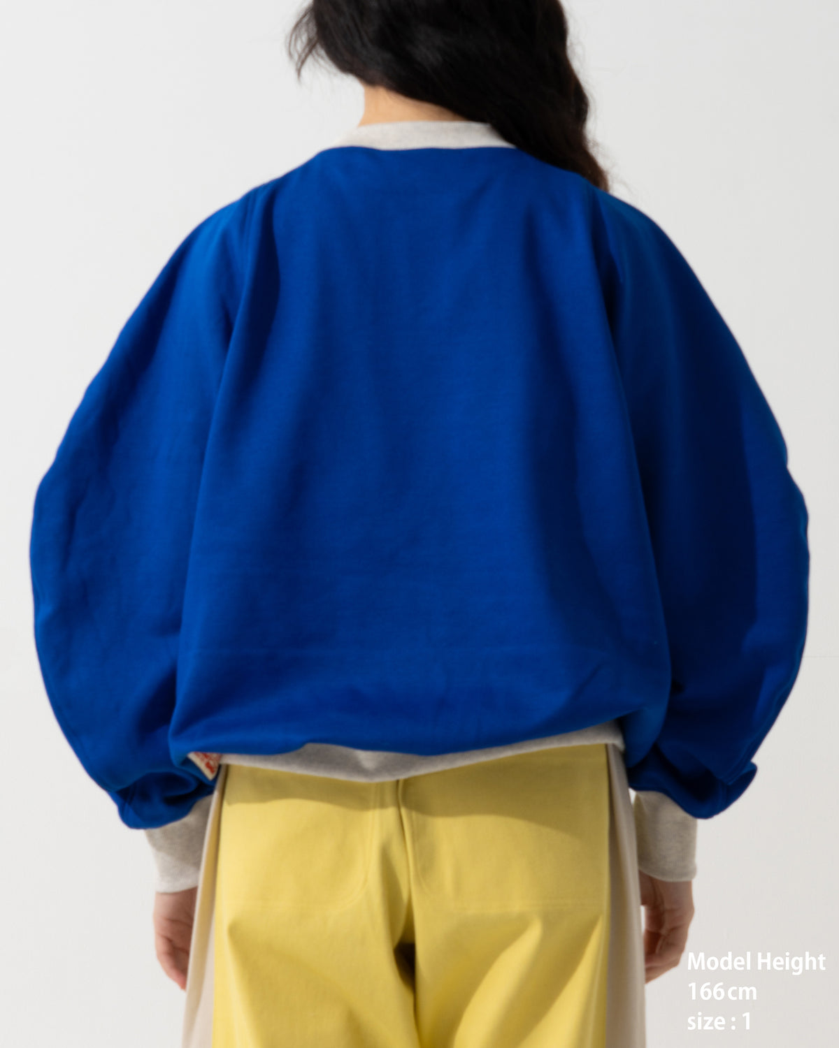 CORDUROY OVERSHIRT / off white & blue
