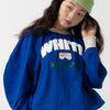 CORDUROY OVERSHIRT / off white & blue