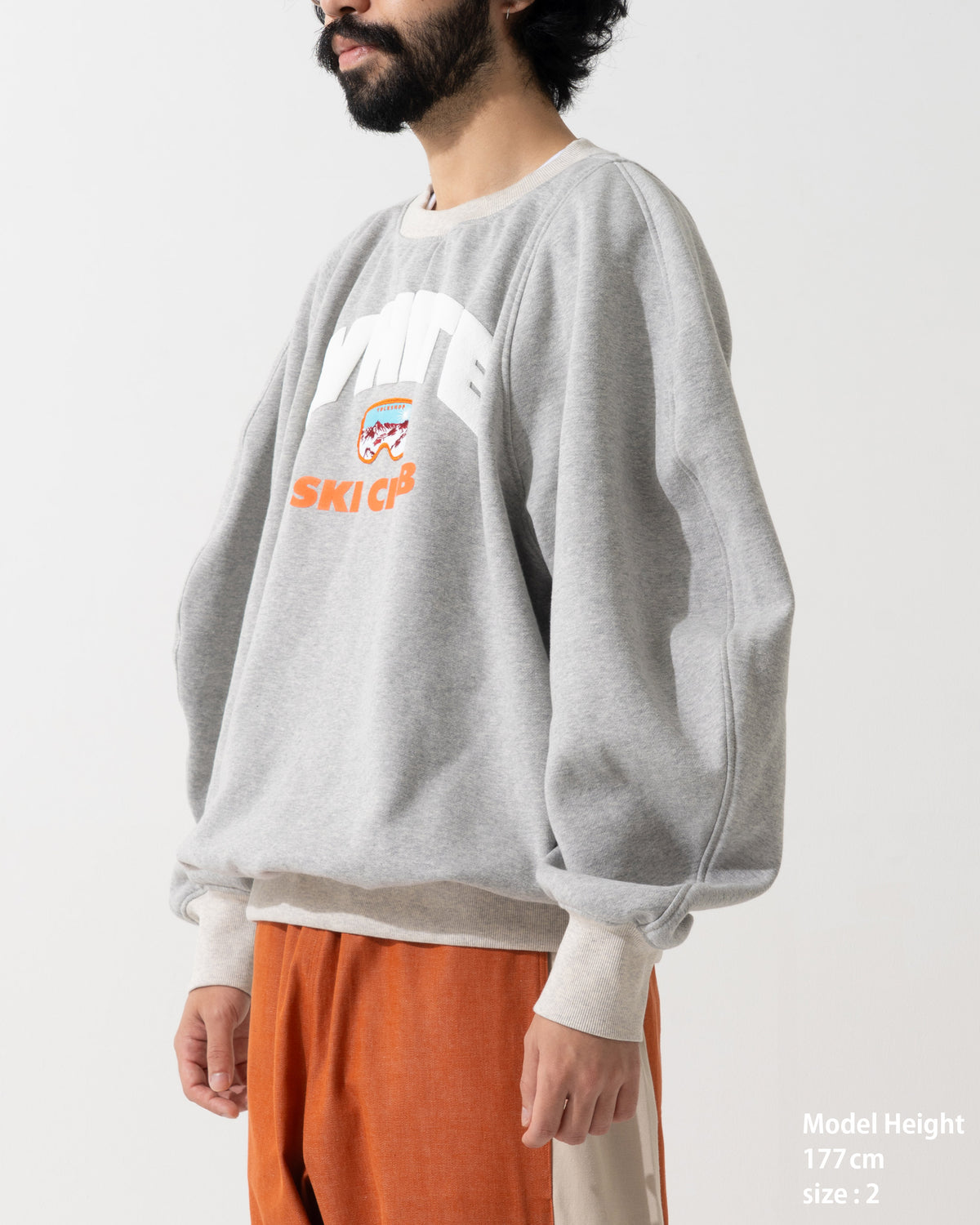 CORDUROY OVERSHIRT / off white & blue