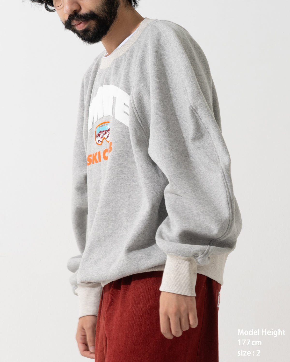 CORDUROY OVERSHIRT / off white & blue