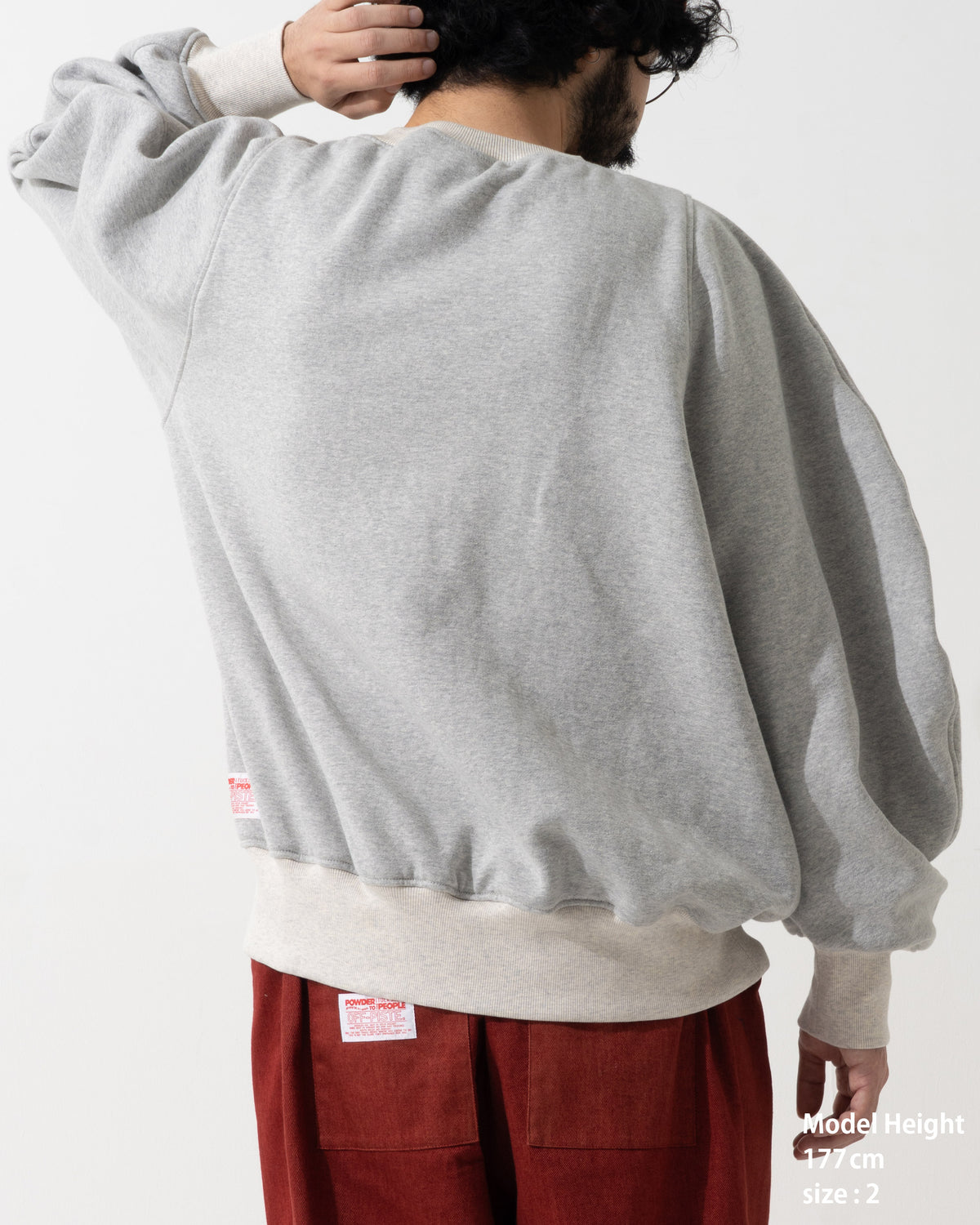 CORDUROY OVERSHIRT / off white & blue