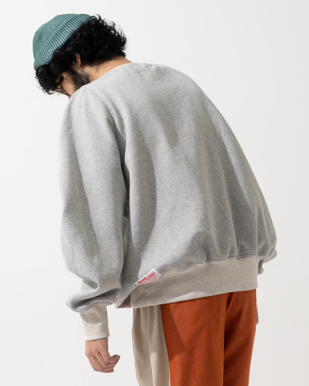 CORDUROY OVERSHIRT / off white & blue