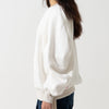 CORDUROY OVERSHIRT / off white & blue