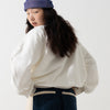 CORDUROY OVERSHIRT / off white & blue