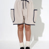 FLEECE PIPING SHORTS
