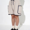 FLEECE PIPING SHORTS