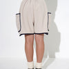 FLEECE PIPING SHORTS