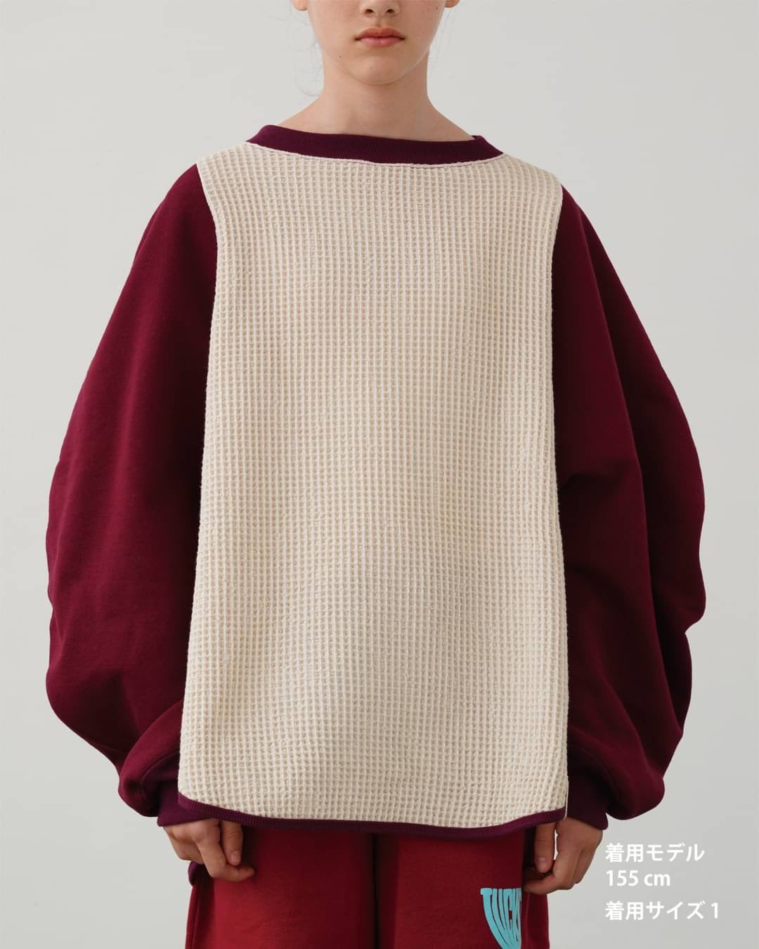 WAFFLE PULLOVER