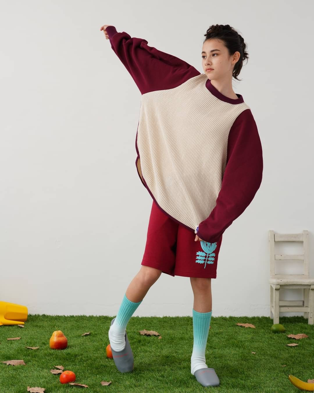 WAFFLE PULLOVER