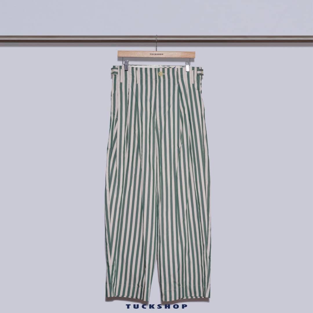 TUCKED TROUSERS